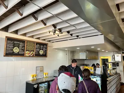 Quiero Arepas, interior